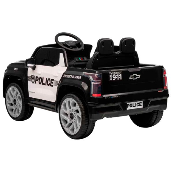 Электромобиль Chevrolet SILVERADO EV Kids car 8590091-2DRpolice 5 км/ч / 30 кг / 3+ / Черный photo 5