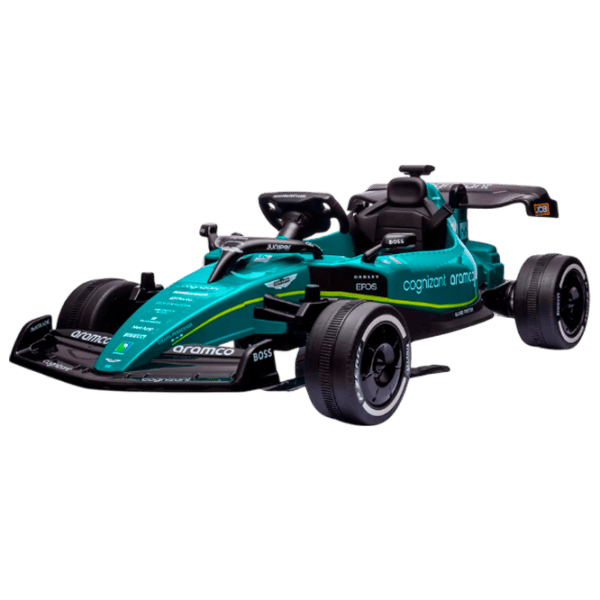 Mașină electrică Aston Martin Kart Kids car 8010324-2ARgreen 5 km/h / 30 kg / 3+ / Green photo 1
