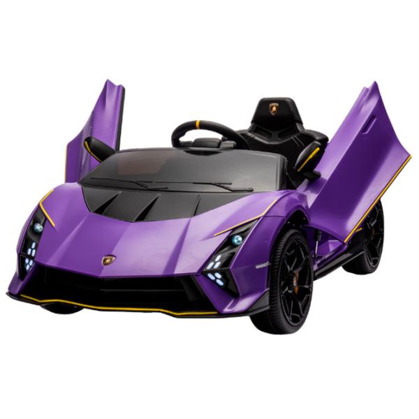 Mașină electrică Lamborghini Autentica Kids car 8210480-2ARpurple 6 km/h / 30 kg / 3+ / Purple photo 4