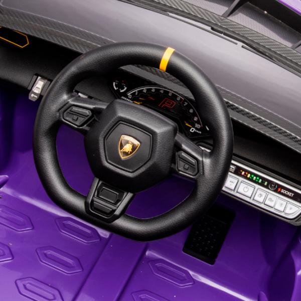 Mașină electrică Lamborghini Autentica Kids car 8210480-2ARpurple 6 km/h / 30 kg / 3+ / Purple photo 9