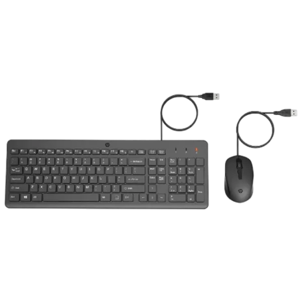 Tastatura & Mouse HP 150 Kit Cu fir / Black photo 1