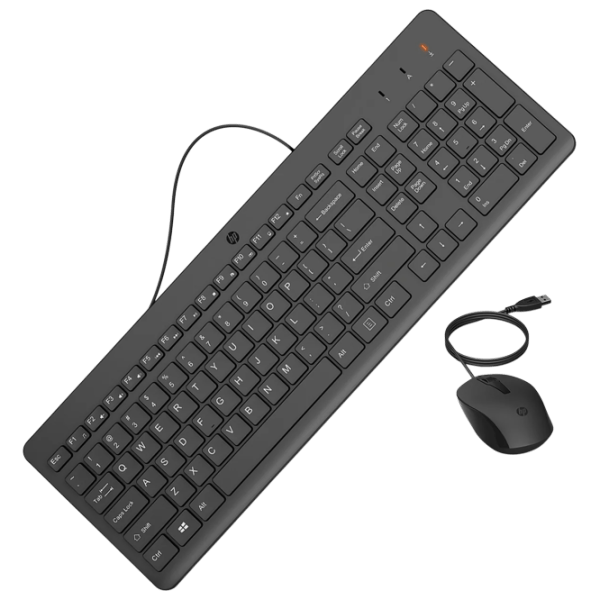Tastatura & Mouse HP 150 Kit Cu fir / Black photo 3