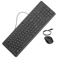 Tastatura & Mouse HP 150 Kit Cu fir / Black photo 3