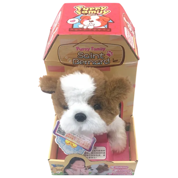 Jucărie moale Essa Toys Puppy Family L0554 3+ / Brown photo 1