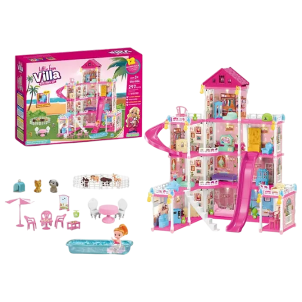 Căsuță pentru păpuși Essa Toys Little Villa 556-105A căsuță / 3+ photo 1