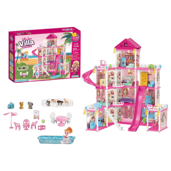 Căsuță pentru păpuși Essa Toys Little Villa 556-105A căsuță / 3+ photo 1