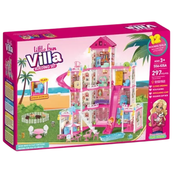 Căsuță pentru păpuși Essa Toys Little Villa 556-105A căsuță / 3+ photo 3