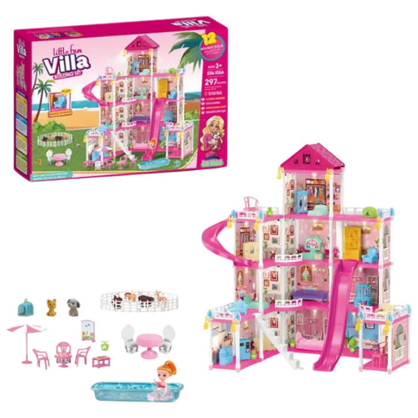 Căsuță pentru păpuși Essa Toys Little Villa 556-105A căsuță / 3+ photo 4