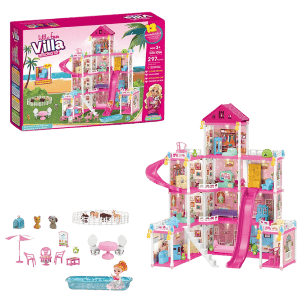 Căsuță pentru păpuși Essa Toys Little Villa 556-105A căsuță / 3+ photo 4