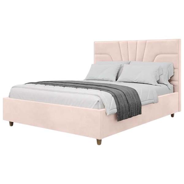 Кровать Crinela Oxana Modern Velluto 02 160 x 200 см / Фанера / Бежевый photo 1