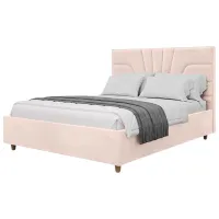 Кровать Crinela Oxana Modern Velluto 02 160 x 200 см / Фанера / Бежевый
