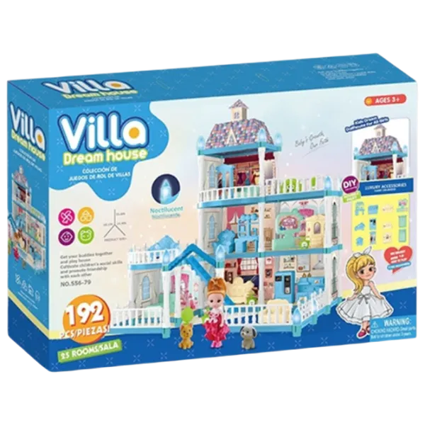 Căsuță pentru păpuși Essa Toys Dream Villa 556-79 căsuță / 3+ photo 3