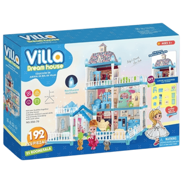 Căsuță pentru păpuși Essa Toys Dream Villa 556-79 căsuță / 3+ photo 3