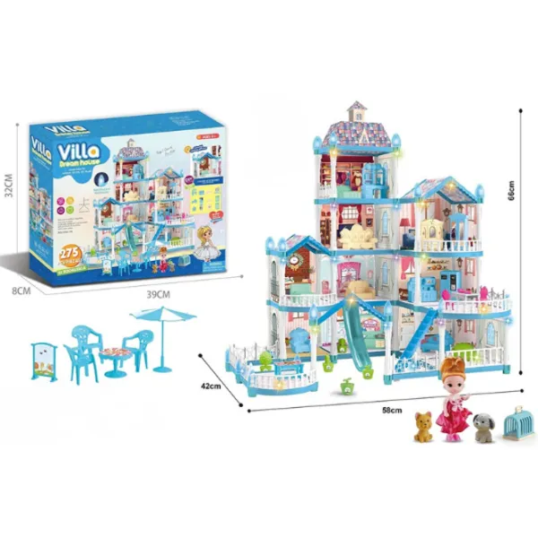 Căsuță pentru păpuși Essa Toys Dream Villa 556-78 căsuță / 3+ photo 4