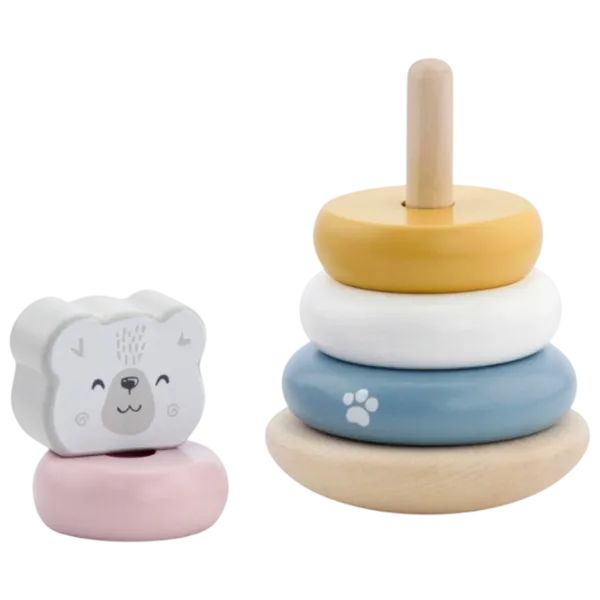 Развивающий набор VIGA Polar Fun Polar Bear Pyramid 44227 1+ / Разноцветный photo 2