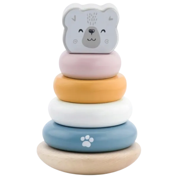 Развивающий набор VIGA Polar Fun Polar Bear Pyramid 44227 1+ / Разноцветный photo 6