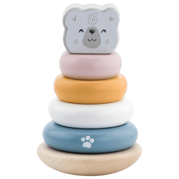 Развивающий набор VIGA Polar Fun Polar Bear Pyramid 44227 1+ / Разноцветный photo 6