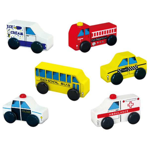 Игровой набор VIGA Wooden Cars 59506 1.5+ / Разноцветный photo 3