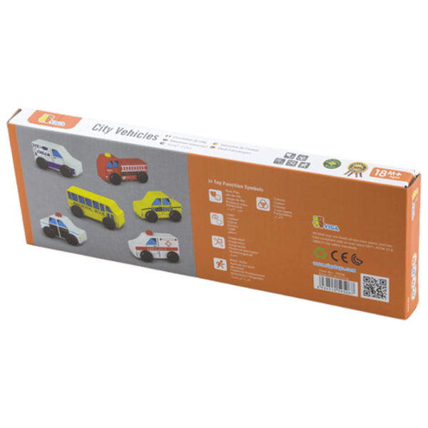 Игровой набор VIGA Wooden Cars 59506 1.5+ / Разноцветный photo 6