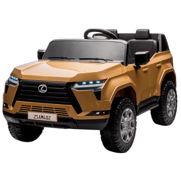 Mașină electrică Lexus GX 550 Kids car 070680-2ARgold 5 km/h / 50 kg / 3+ / Gold photo 1