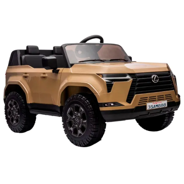 Mașină electrică Lexus GX 550 Kids car 070680-2ARgold 5 km/h / 50 kg / 3+ / Gold photo 4