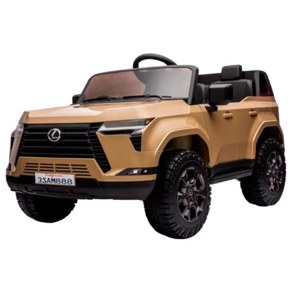 Mașină electrică Lexus GX 550 Kids car 070680-2ARgold 5 km/h / 50 kg / 3+ / Gold photo 5