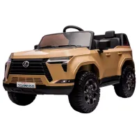 Mașină electrică Lexus GX 550 Kids car 070680-2ARgold 5 km/h / 50 kg / 3+ / Gold photo 5