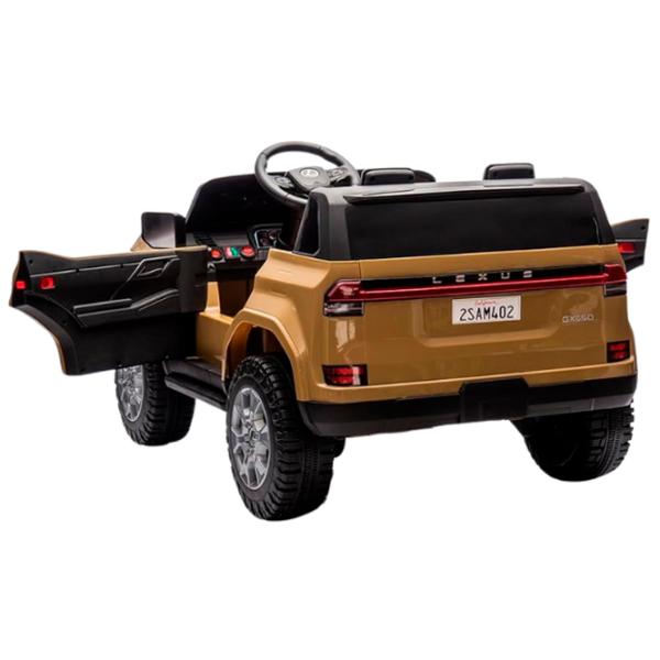 Mașină electrică Lexus GX 550 Kids car 070680-2ARgold 5 km/h / 50 kg / 3+ / Gold photo 7