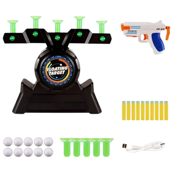 Pistol de jucărie Essa Toys Air Target Shooter 8819Y  5+ / glonte / White photo 3