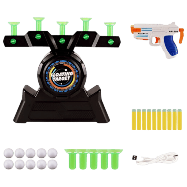 Pistol de jucărie Essa Toys Air Target Shooter 8819Y  5+ / glonte / White photo 3