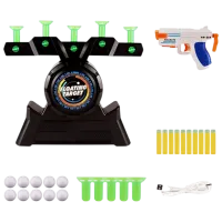 Pistol de jucărie Essa Toys Air Target Shooter 8819Y 5+ / glonte / White photo 3