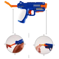Pistol de jucărie Essa Toys Air Target Shooter 8819Y 5+ / glonte / White photo 5