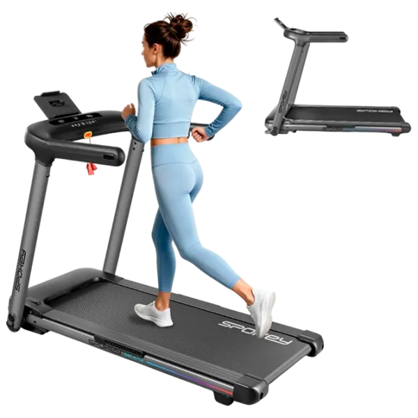 Беговая дорожка Spokey Selena 14 км/ч / 110 кг / Черный photo 6