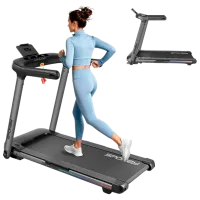 Беговая дорожка Spokey Selena 14 км/ч / 110 кг / Черный photo 6