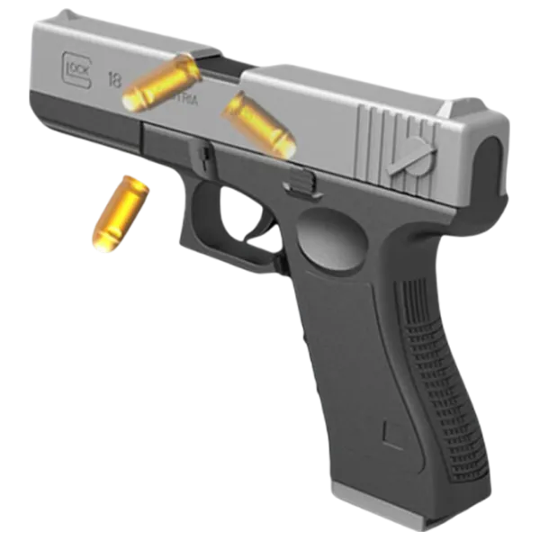 Pistol de jucărie Essa Toys Glock D11 6+ / glonte / Gray photo 2