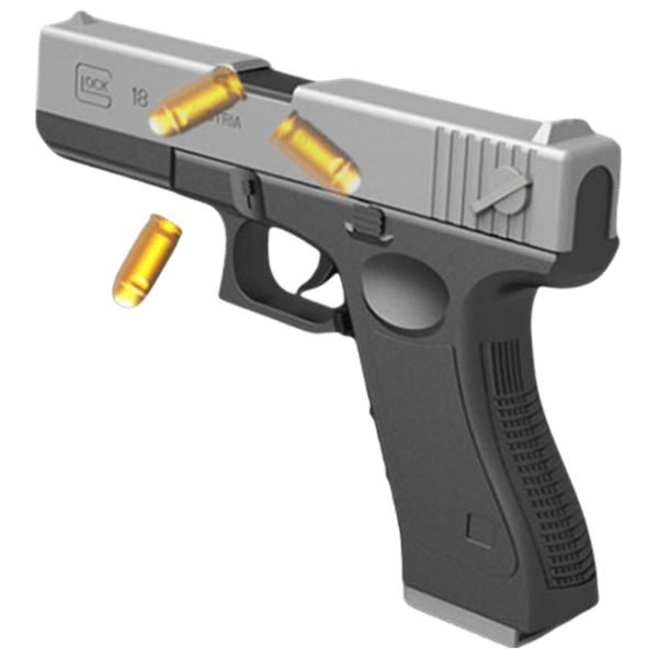 Pistol de jucărie Essa Toys Glock D11 6+ / glonte / Gray photo 2