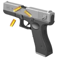 Pistol de jucărie Essa Toys Glock D11 6+ / glonte / Gray photo 2