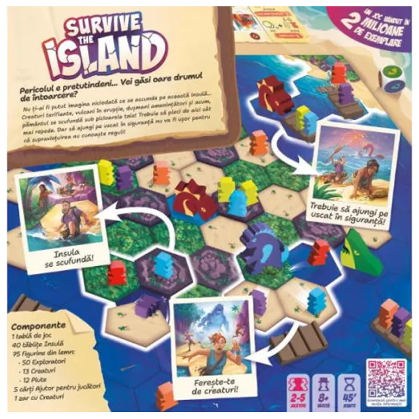 Настольная игра Board Games Survive The Island – Base Game 10+/ Стратегия photo 5