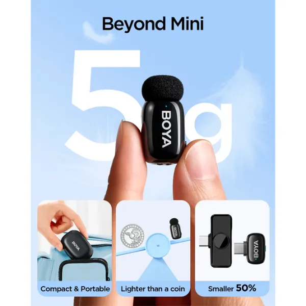 Микрофон Boya Mini 2-01 Черный photo 4