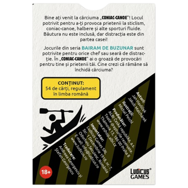 Joc de masă Albi Coniac Canoe 18+/ Pentru petreceri photo 3