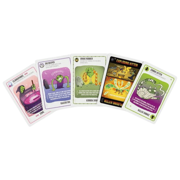 Joc de masă Exploding Kittens Zombie Kittens 7+/ Pentru petreceri photo 3
