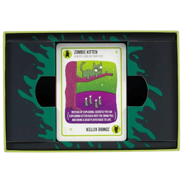 Joc de masă Exploding Kittens Zombie Kittens 7+/ Pentru petreceri photo 4