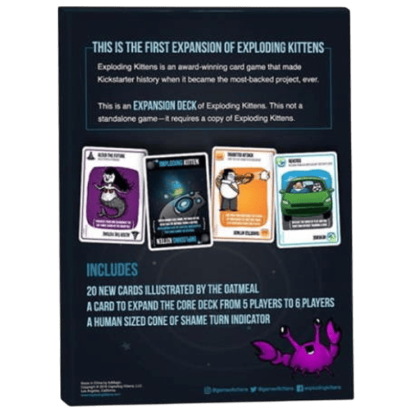 Настольная игра Exploding Kittens Imploding Kittens 7+/ Для вечеринок photo 3