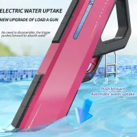 Водяной пистолет Water Gun Б-3 2742225 14+ / Вода / Розовый photo 4