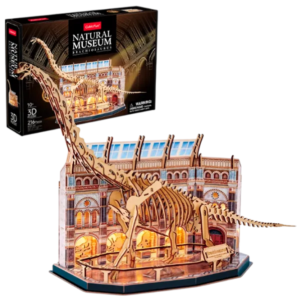 Puzzle 3D CubicFun Brachiosaurus 6+/ Numărul de piese: 216 photo 1