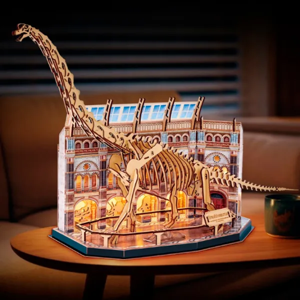 Puzzle 3D CubicFun Brachiosaurus 6+/ Numărul de piese: 216 photo 4