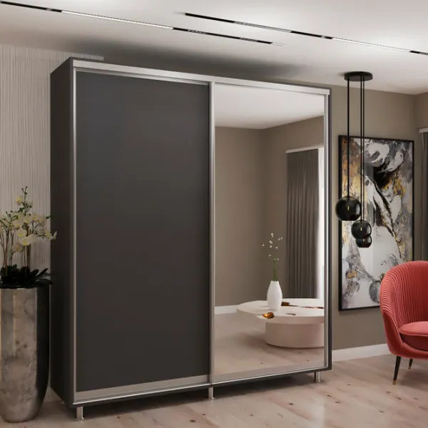 Dulap My-Style Cupe 210 x 60 x 240 / PAL / Anthracite photo 2