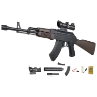 Pistol de jucărie J-Shot AK47 G700 14+ / Bile gel / Brown photo 2