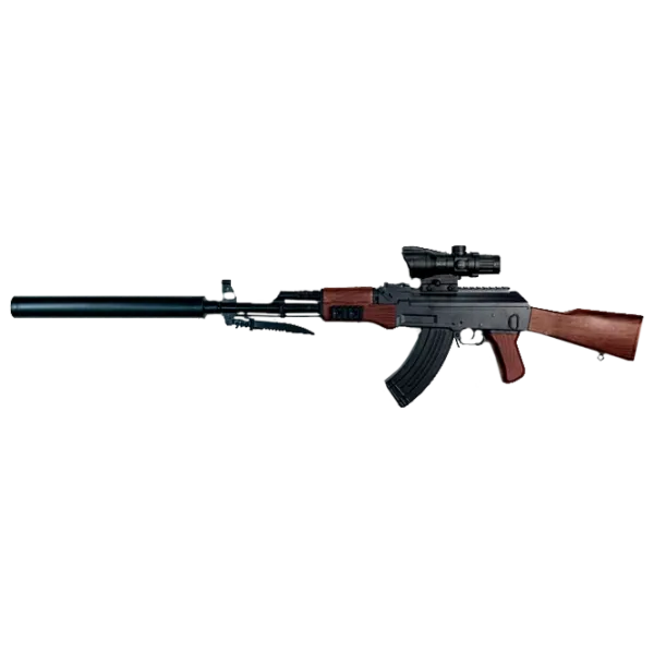 Игрушечный пистолет J-Shot AK47 G700 14+ / Гелевые шарики / Коричневый photo 3