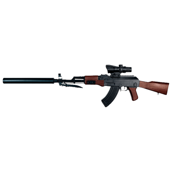 Игрушечный пистолет J-Shot AK47 G700 14+ / Гелевые шарики / Коричневый photo 3